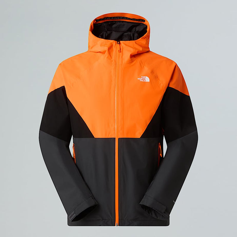 The North Face Lightning Jacket Asphalt Grey-shocking Orange-tnf Black-npf male