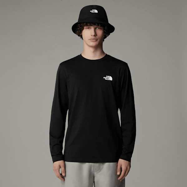 The North Face Men’s Long-sleeve Simple Dome T-shirt Tnf Black