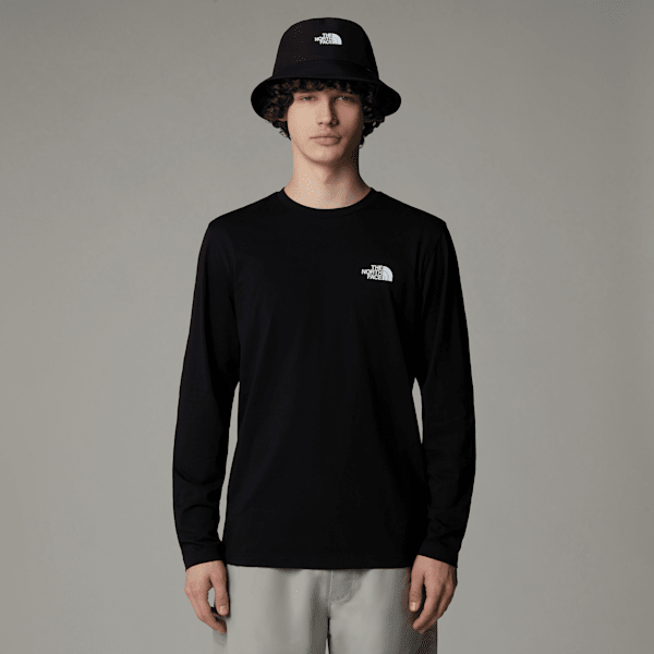 The North Face Men’s Long-sleeve Simple Dome T-shirt Tnf Black | LYBSTORE