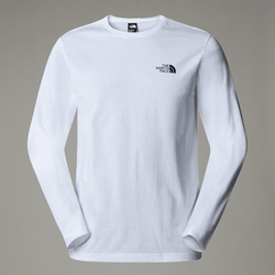 The North Face Men’s Long-sleeve Simple Dome T-shirt Tnf White