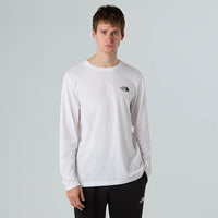 The North Face Long-sleeve Simple Dome T-shirt Tnf White male