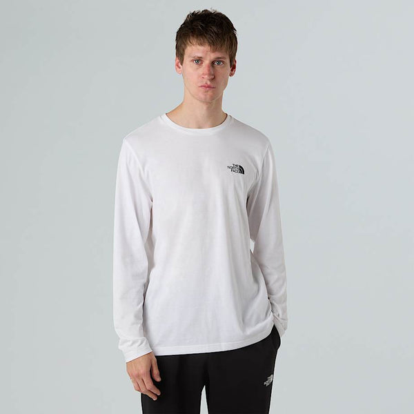 The North Face Long-sleeve Simple Dome T-shirt Tnf White male