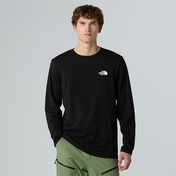 The North Face Long-sleeve Simple Dome T-shirt Tnf Black male