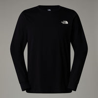 The North Face Long-sleeve Topographic T-shirt Tnf Black male