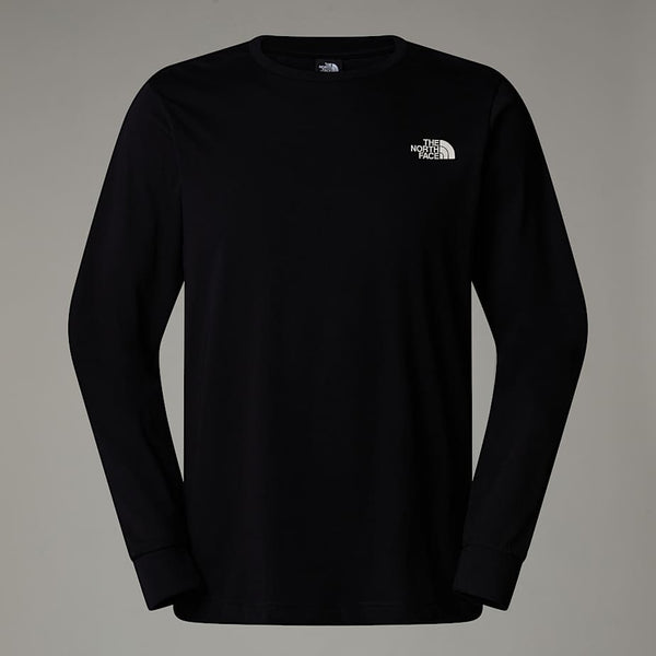 The North Face Long-sleeve Topographic T-shirt Tnf Black male