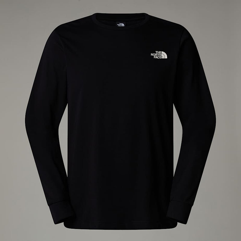 The North Face Long-sleeve Topographic T-shirt Tnf Black male