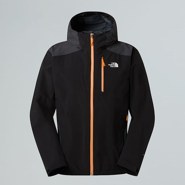 The North Face Mikeno Shell Jacket Tnf Black-asphalt Grey-cone Orange-npf male