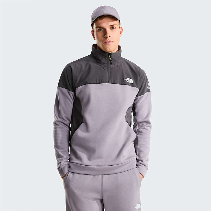 The North Face Mountain Athletics 1/4 Zip Fleece Transcendent Grey anthracite