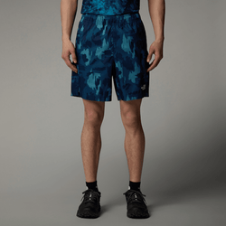 The North Face Men's Mountain Athletics 24/7 7" Printed Shorts Summit Navy Painted Mountains Print 