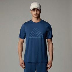 The North Face Men's Mountain Athletics 24/7 T-shirt Shady Blue | LYBSTORE