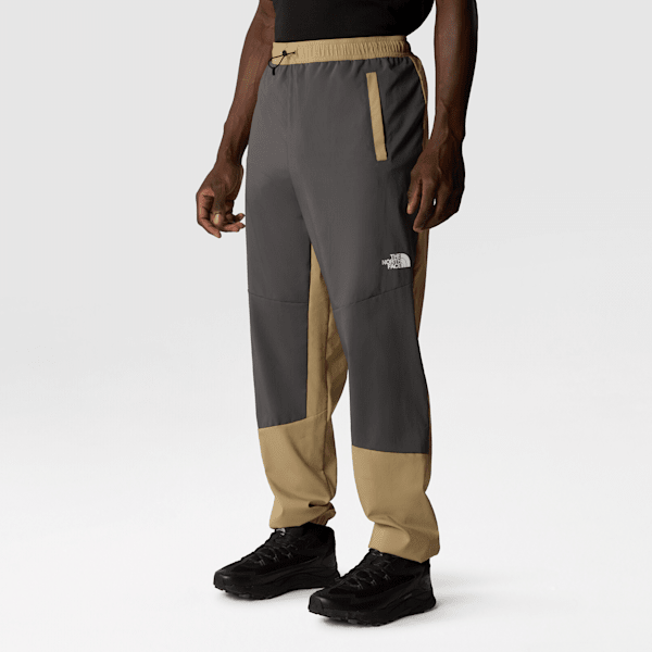 The North Face Men’s Mountain Athletics Wind Track Trousers Kelp Tan-anthracite Grey