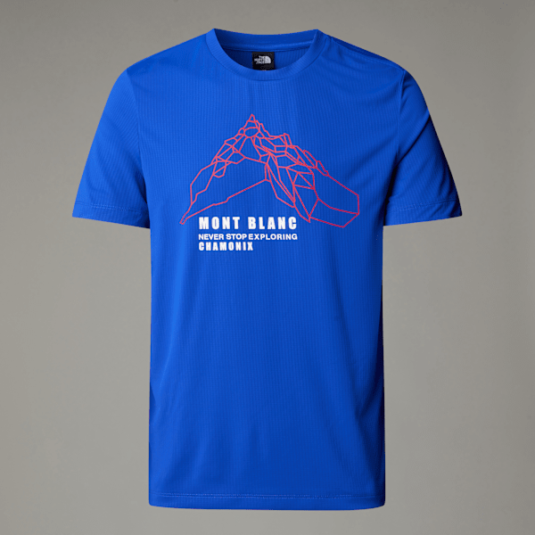 The North Face Mountain Graphic T-shirt Tnf Blue-tnf White