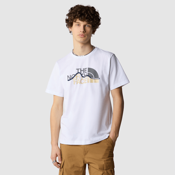 The North Face Men’s Mountain Line T-shirt Tnf White | LYBSTORE