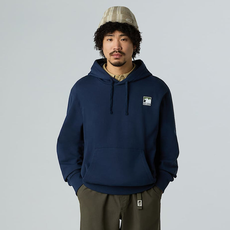 The North Face Mountain Logo Relaxed Hoodie Summit Navy male