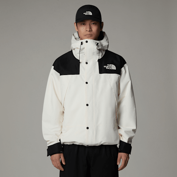 The North Face Mountain Mono Short Jacket White Dune-tnf Black