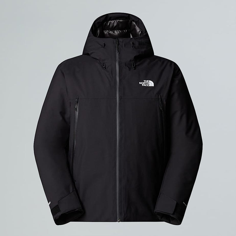 The North Face Mountain Range Down Hooded Jacket Tnf Black