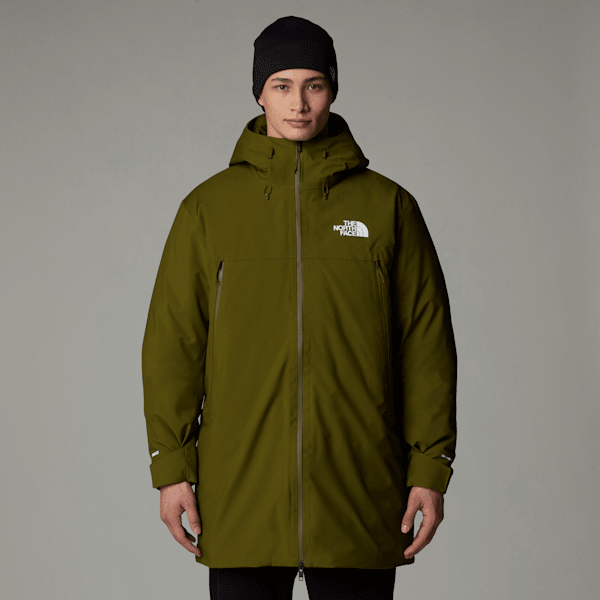 The North Face Men's Mountain Range Down Parka Forest Olive | LYBSTORE