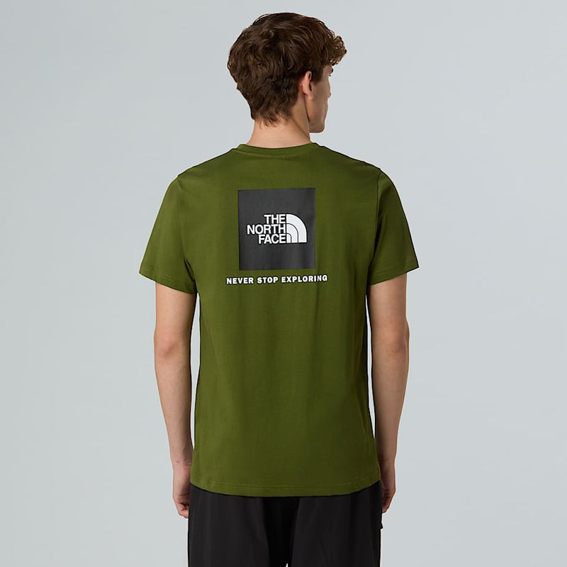 The North Face ’s Nse Box T shirt Woodland Green tnf Black