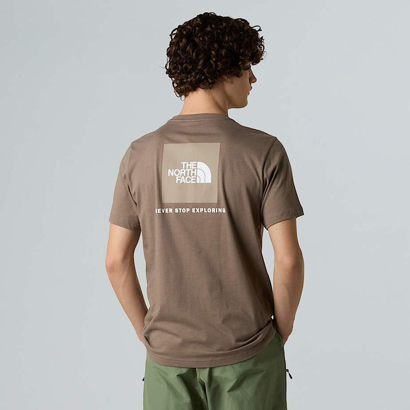The North Face Nse Box T-shirt Mocha Brown-mushroom Grey male