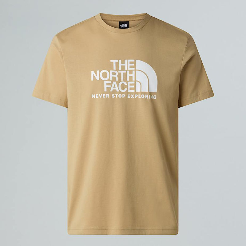 The North Face New Peak T-shirt Khaki Stone male