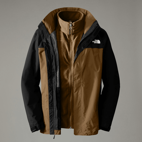 The North Face Men's Original Triclimate 3-in-1 Jacket Utility Brown/tnf Black | LYBSTORE