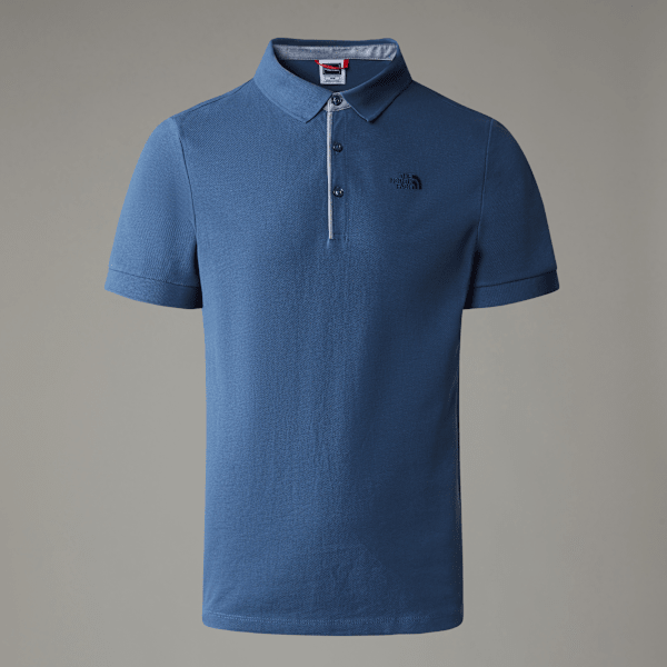 The North Face Men’s Premium Piquet Polo Shirt Shady Blue