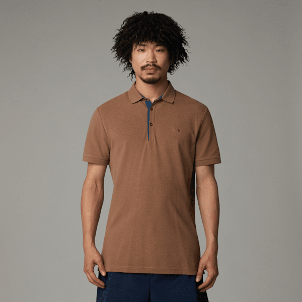 The North Face Men’s Premium Slim Polo Shirt Latte