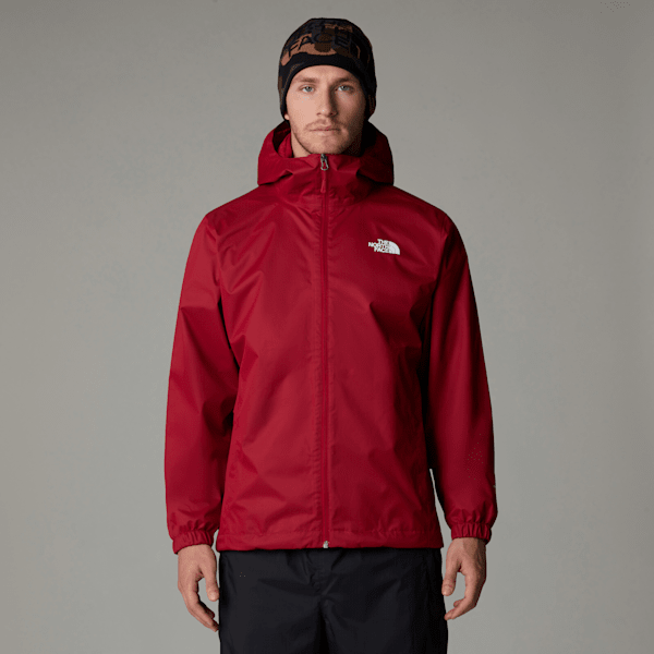 The North Face Men's Quest Hooded Jacket Garnet Red Black Heather 