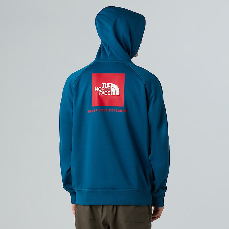 The North Face Raglan Nse Box Hoodie Mineral Ink tnf Red