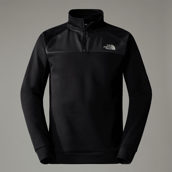 The North Face Men's Reaxion 1/4 Zip Fleece Tnf Black-asphalt Grey-npf 