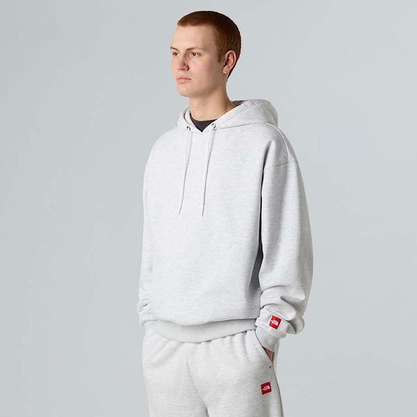 The North Face Red Box Hoodie Tnf Classic Grey Heather male