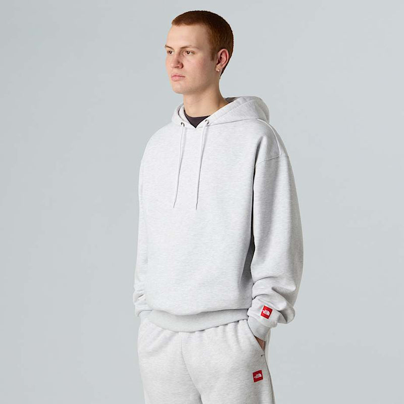 The North Face Red Box Hoodie Tnf Classic Grey Heather male