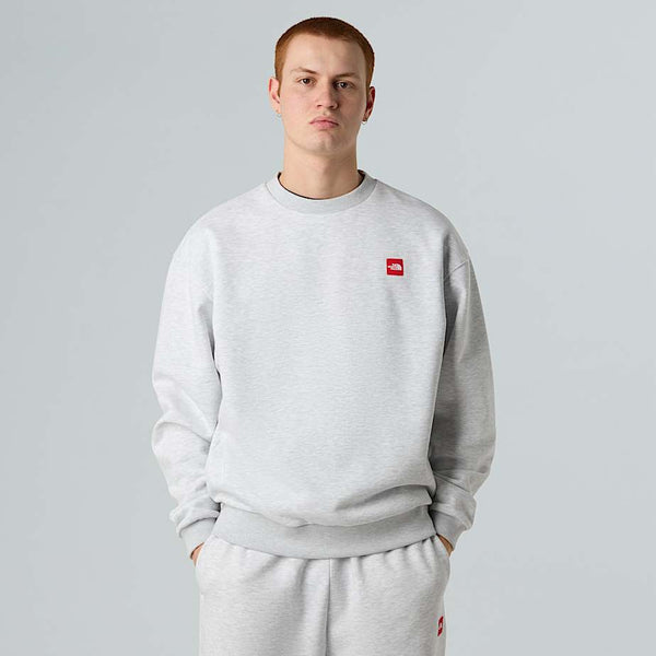 The North Face Red Box Sweatshirt Tnf Classic Grey Heather male
