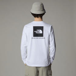 The North Face Men’s Redbox Long-sleeve T-shirt Tnf White | LYBSTORE