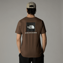 The North Face Men’s Redbox T-shirt Smokey Brown-tnf Black