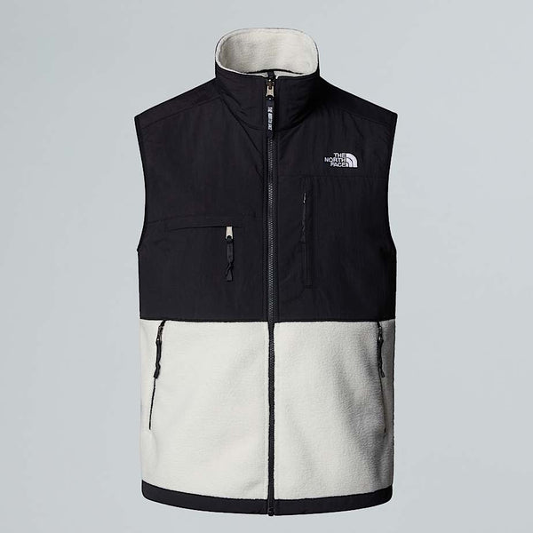 The North Face Retro Denali Gilet White Dune-tnf Black male