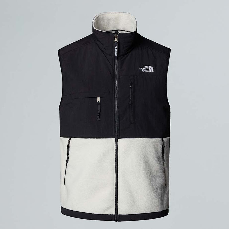 The North Face Retro Denali Gilet White Dune-tnf Black male