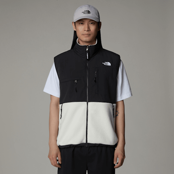 The North Face  Retro Denali Gilet White Dune-tnf Black