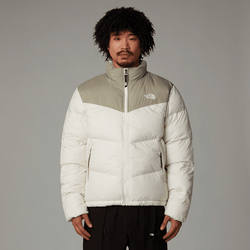 The North Face Men's Saikuru Jacket White Dune-clay Grey 