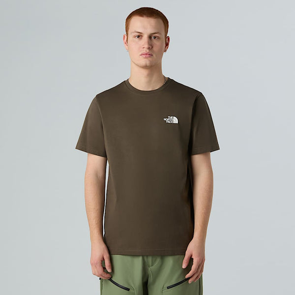 The North Face Simple Dome T-shirt New Taupe Green male