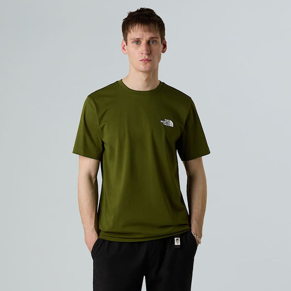The North Face Simple Dome T-shirt Woodland Green male
