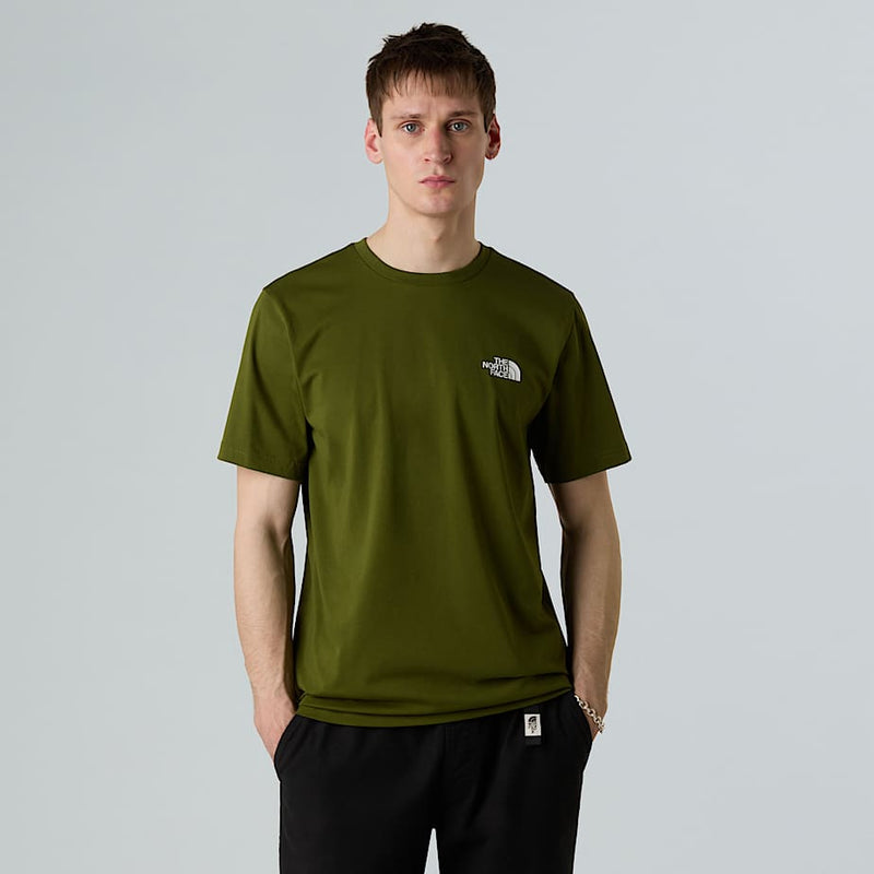 The North Face Simple Dome T-shirt Woodland Green male