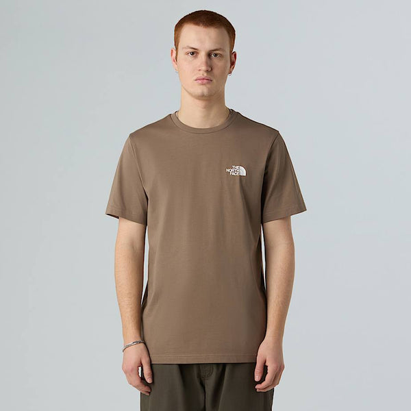The North Face Simple Dome T-shirt Mocha Brown male