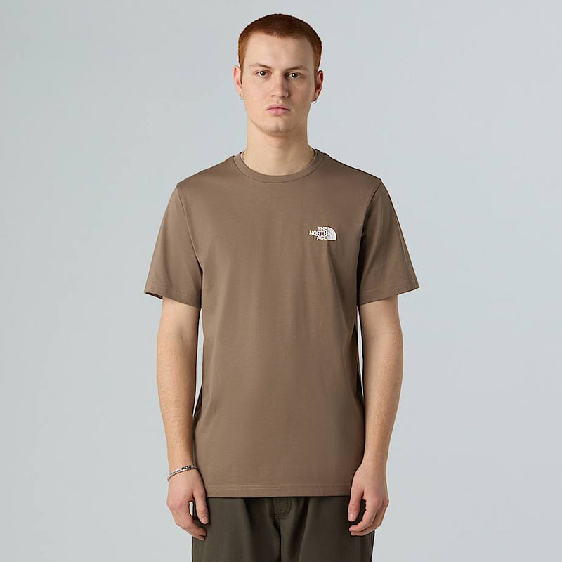 The North Face Simple Dome T-shirt Mocha Brown male