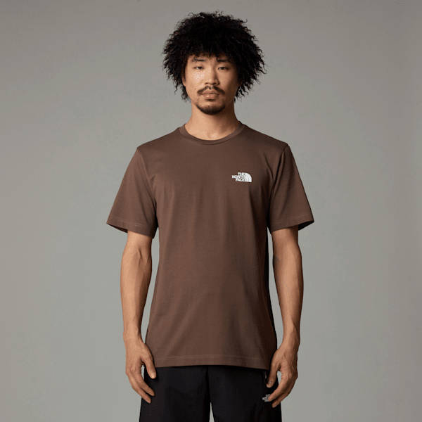 The North Face Men’s Simple Dome T-shirt Smokey Brown | LYBSTORE