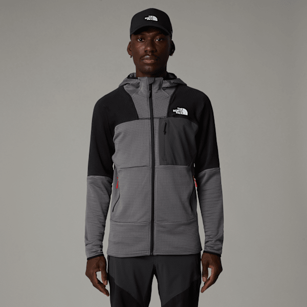 The North Face Men’s Stormgap Power Grid™ Hooded Jacket Smoked Pearl-tnf Black