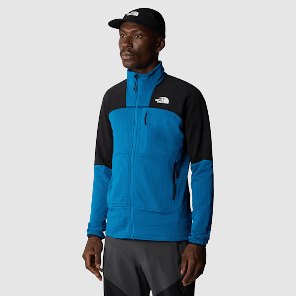 The North Face Men’s Stormgap Power Grid™ Jacket Adriatic Blue-adriatic Blue-tnf Black 