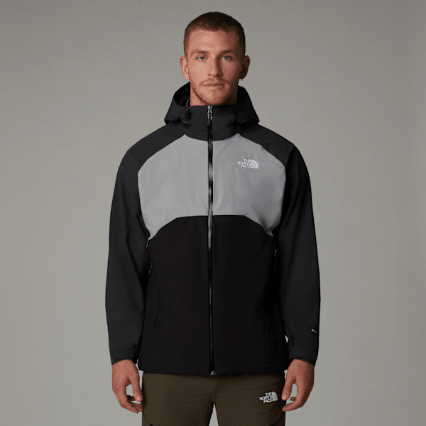 The North Face Men’s Stratos Hooded Jacket Tnf Black-meld Grey-asphalt Grey-npf