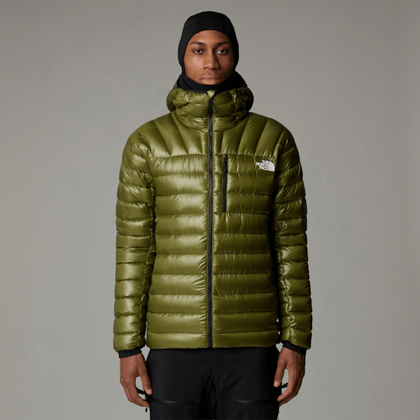 The North Face Men's Summit Breithorn Hooded Down Jacket Forest Olive | LYBSTORE