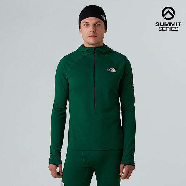 The North Face Summit Dotknit Amk Hooded Baselayer Apex Green male